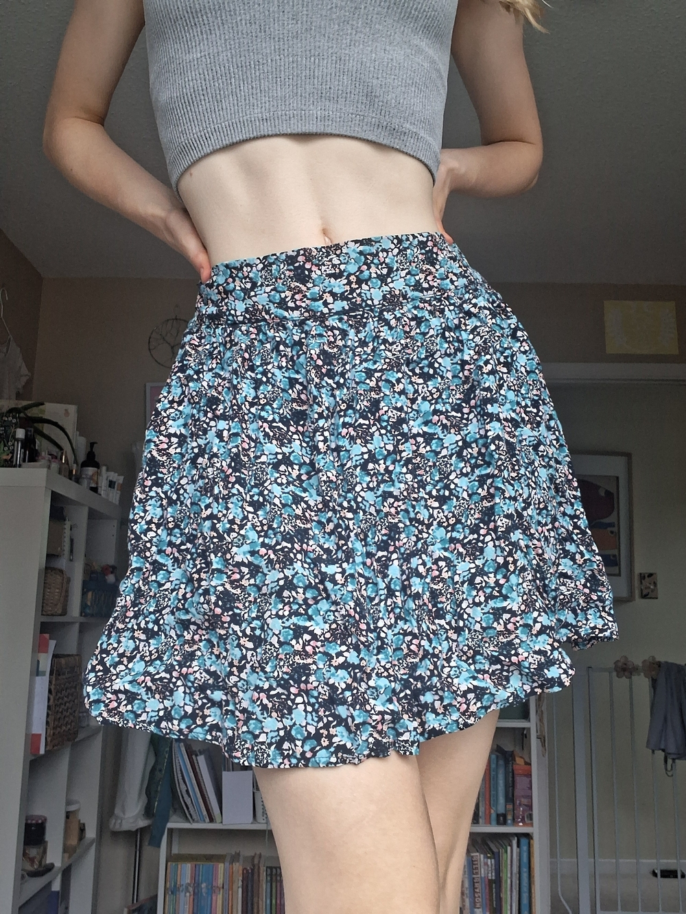 Mermaid Pebble A line Mini Skirt